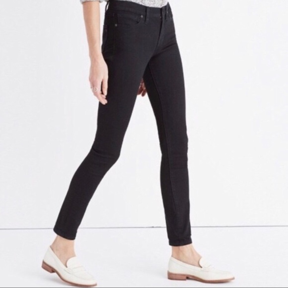 Madewell Skinny Skinny Jean In Washed Black